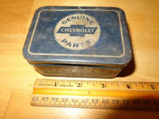 Vintage Chevrolet Lamp Bulb Kit Tin Box Chevy Gm
