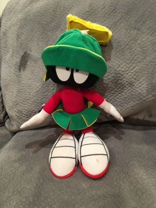 Vintage Marvin The Martian Looney Tunes 1994 Applause Plush Stuffed Toy 12 "