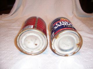 (1149) VINTAGE (2 cans) - FOLGERS Coffee Tin & Chase & Sanborn Coffee Tin 3