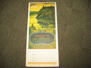 Vintage Historical Map Of The Old Northwest Territory Nw Territory Celebration C