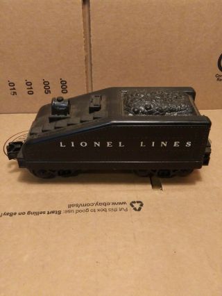 Vintage Lionel Lines O Gauge Slope Back Train Engine Coal Car Tender Post War