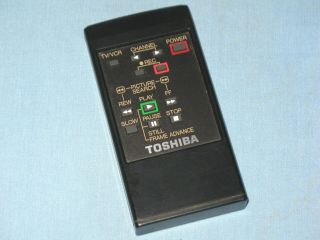 Toshiba Remote Control Model Vc - 76 Vintage Vcr