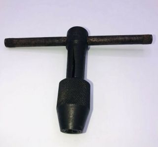 Vintage Gtd Greenfield Tap And Die No.  332 Tap Wrench T Handle Machinist Tool