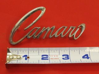 Vintage Chevrolet Chevy Camaro Metal Emblem