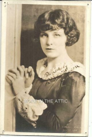 Shirley Mason Silent Cinema Star Vintage Fan Photo