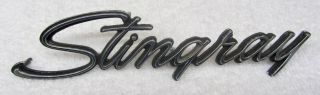 Vintage 1969 - 1976 Corvette Stingray Fender Emblem Script Badge 3956216