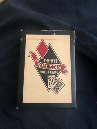 Vintage Four Queens Hotel & Casino Las Vegas Playing Cards