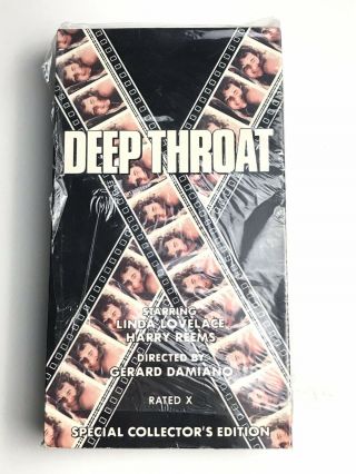 Vintage Deep Throat Collectors Edition VHS Linda Lovelace 2