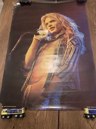 Van Halen David Lee Roth Vintage Live 1983 Poster 23 1/2 By 33 Inches Holland