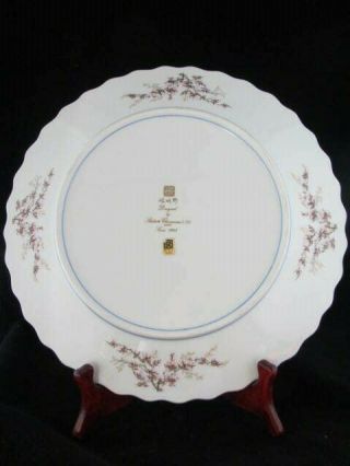 Vintage MCI Shibata Chinaware Porcelain Decorative Peacock Plate - 10.  25” - Japan 4