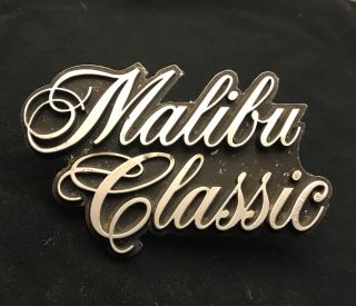 Vintage 1976 Chevy Malibu Classic Grille Emblem Badge Nameplate Grill Chevrolet