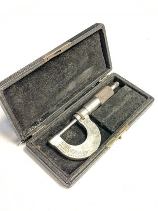 Vintage L.  S.  Starrett Co.  No.  3 Micrometer - Precision Measuring Tools Usa