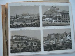 The World - Vintage c.  1900 Travel Foldout Postcards Booklet - Assorted Cities 2