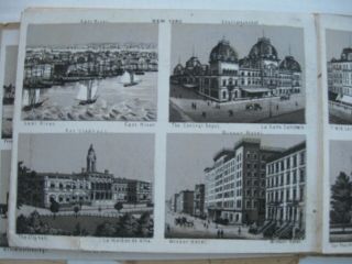 The World - Vintage c.  1900 Travel Foldout Postcards Booklet - Assorted Cities 4