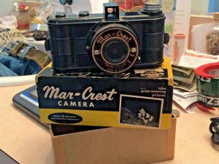 Vintage Mar - Crest 127 Film Camera Bakelite