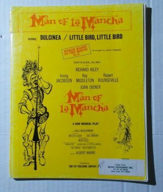 Man Of La Mancha - Musical Play Song Book - Vintage