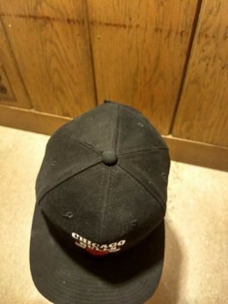 Vintage 1990’s Chicago Bulls Snapback Hat Black 4