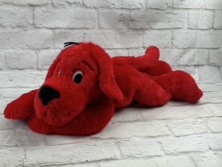 Scholastic 20 " Plush Clifford The Big Red Dog Vtg Red Large Stuffed Animal Big