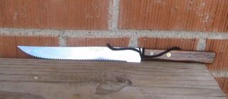 Vintage 7 " Blade Stainless Steel Serrated Bread Slicing Knife Japan