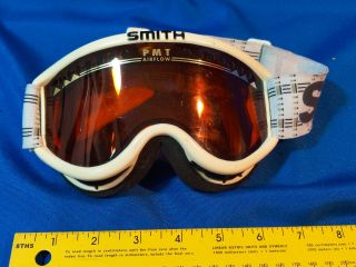 Smith Pmt Airflow Goggles Vtg Retro Adjustable Snowboard Paintball Mx Ski Dirt