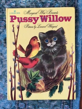 Pussy Willow Vintage Big Golden Book 1972 Margaret Wise Brown