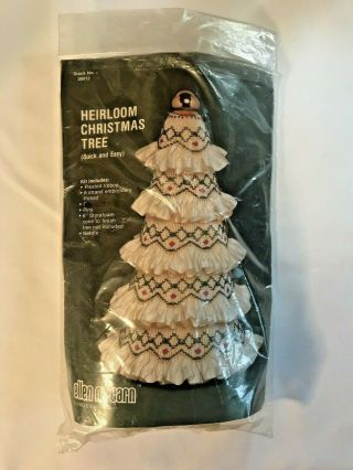 Vintage Heirloom Christmas Tree Kit Incomplete Kit 1982 Ellen Mccarn