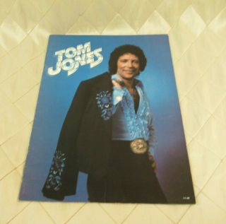 Tom Jones 1979 Tour Program Fan Club Book Of Pictures Raydell Publishing Vtg