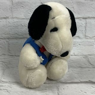 Vintage 8 " Snoopy United Feature Syndicate Plush Stuffed Toy Doll
