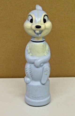 Vintage Walt Disney Thumper Rabbit Soaky Colgate - Palmolive Empty C1960 