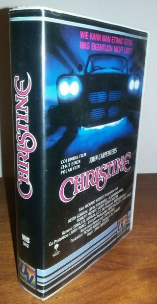 Christine German Vhs John Carpenter Classic Vintage Horror