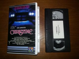 Christine German VHS John Carpenter Classic Vintage Horror 3