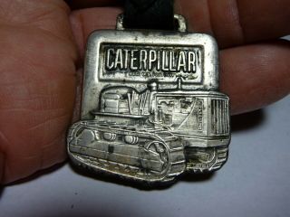Vintage Caterpillar Cat Track - Type Tractor Company Logo Watch Strap Fob