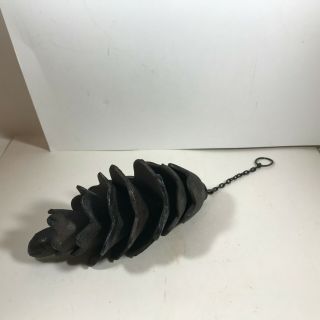 Vintage Cast Iron 6 - 1/2” Pine Cone Wind Chime