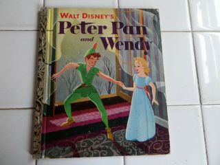 Peter Pan And Wendy,  A Little Golden Book,  1952 (a Ed;vintage Disney)
