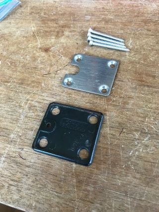 Vintage Peavey Usa T - 15 Electric Guitar Neck Plate And Screws