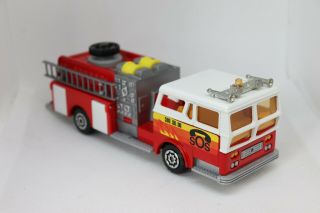Vtg Majorette Pompe A Incendie Fire Truck 1:47 Scale - Made In France