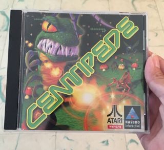 Vintage Centipede Game By Atari Win 95/98 Cd Rom