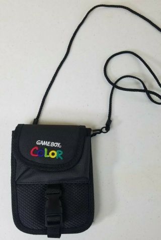 Vintage Nintendo Game Boy Color Travel Shoulder Strap Bag Holder