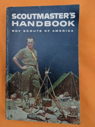 Vintage Boy Scouts Of America 1962 Boy Scout Handbook W/ Norman Rockwell Cover