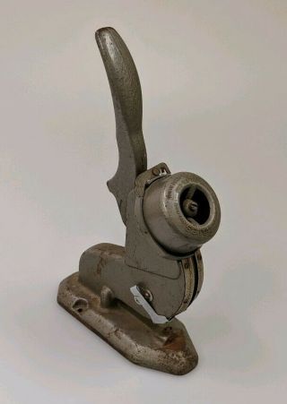 Vintage Bates Eyeleter/Eyelet Hole Punch Hand Press Leather Punch Tool 3