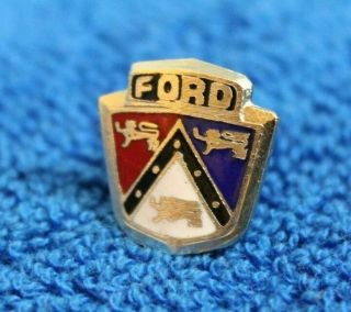 Vintage Ford Crest Hat Lapel Pin Emblem Accessory Truck Fairlane Falcon Mustang