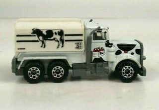 Vintage 1981 Matchbox Peterbilt Dairy Line Milk Truck 1:80 Scale