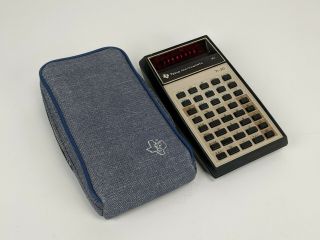 Vintage Texas Instruments Ti - 30 Calculator W/ Case -