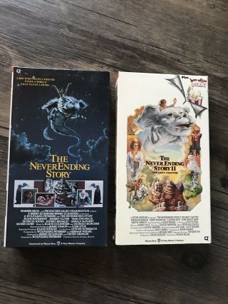 The Neverending Story 1 & 2 - Vintage - Very Good Conditions Vhs