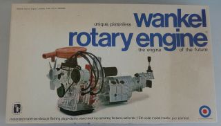 Vintage Entex Wankel Rotary Engine 1/5 Scale Model Kit No.  8201