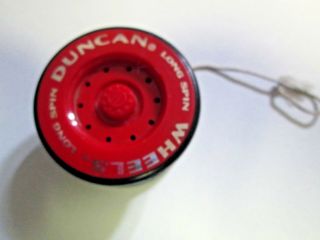 Vintage Duncan Wheels Long Spin Plastic Yo - Yo