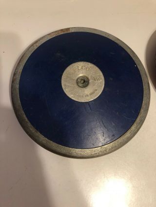 Nelco Olympic Discus 1 K Kilo Blue Vintage,  Stackhouse Red 1k 5