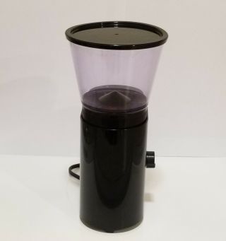 Vintage Braun 3045 Coffee Burr Grinder - BLACK 3