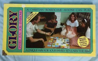Vintage 1980 Glory Christian Board Game Religious Family Activity - Complete