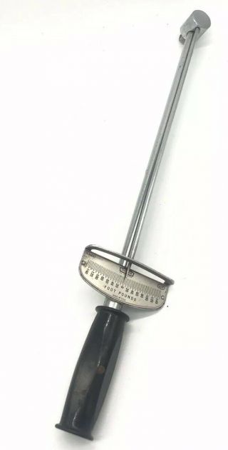 Vintage Sears Craftsman Torque Wrench Model 9 - 44641 ½ " Drive 150lb Usa